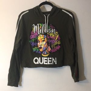 NWOT melanin queen graphic long sleeve